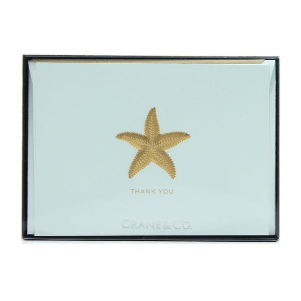 Crane Thank You Note Card Set, CT1420 (Starfish)