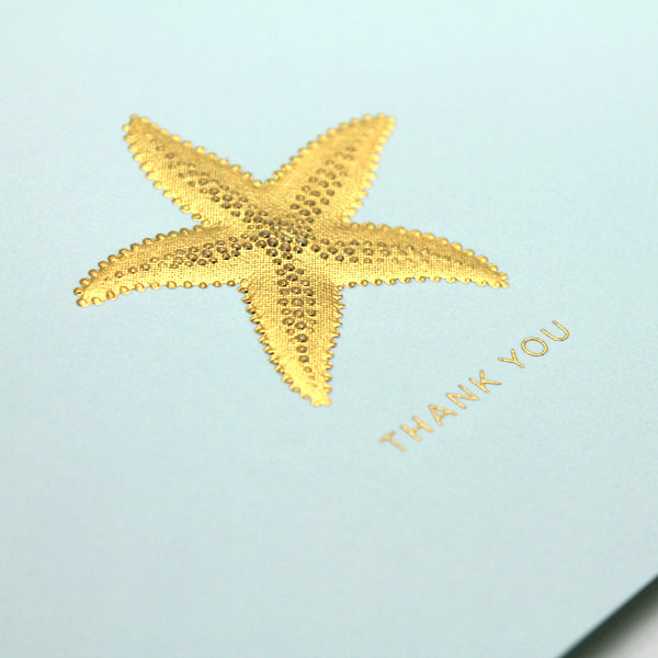 Crane Thank You Note Card Set, CT1420 (Starfish)