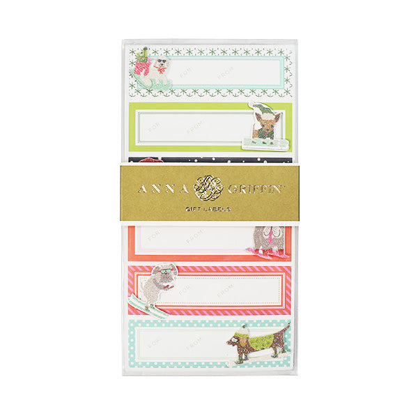 Anna Griffin 3D Christmas Labels, GT470 (Glitter Dog)