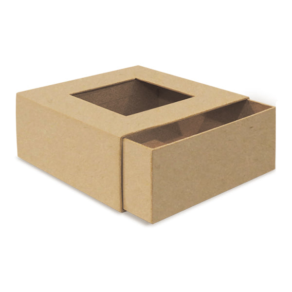 Graphic 45 Square MatchBookBox, Kraft