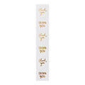 Waste Not Paper Stickers, Gold Foil Thank You