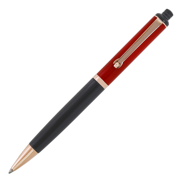 Mighty Ballpoint Pen, Red × Dark Gray