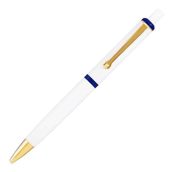 Mighty Ballpoint Pen, White × Blue