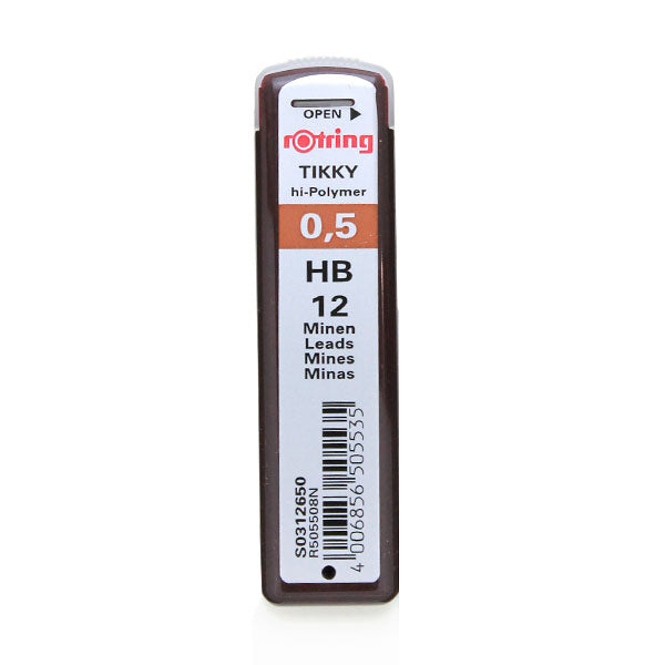 rOtring ROT Pencil Lead Refills, 0.5mm, HB