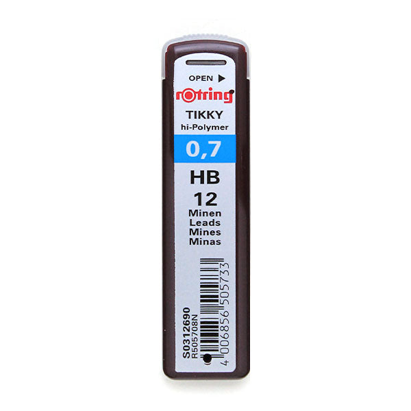 rOtring ROT Mechanical Pencil Lead Refills, 0.7mm, HB