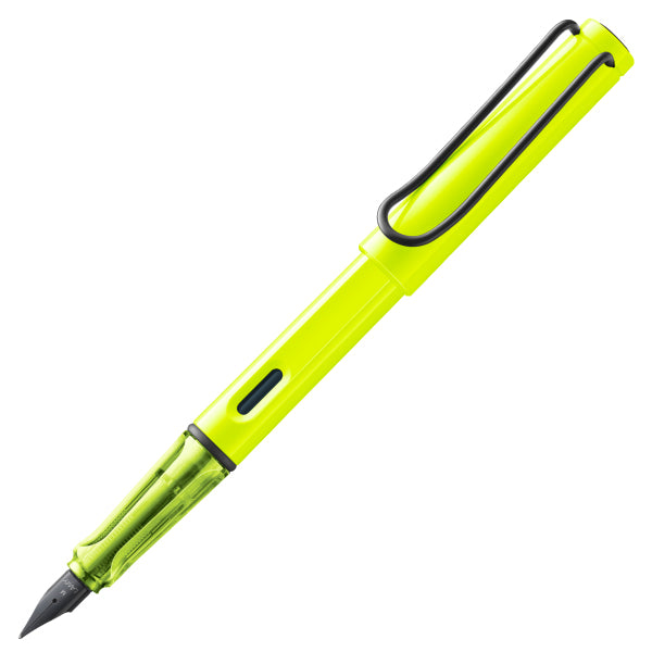 LAMY Safari Neon Yellow Fountain Pen, F (Fine)