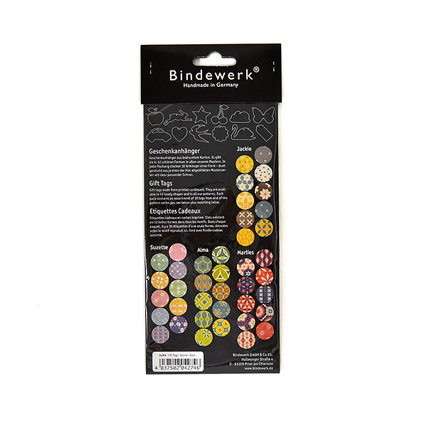 Bindewerk Gift Tag, Star, ALMA