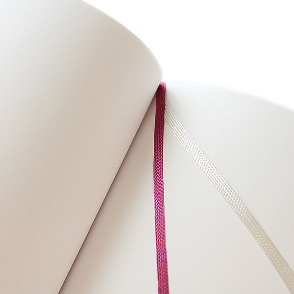 Gmund Notebook L, Reaction Purple Rain Red, Plain