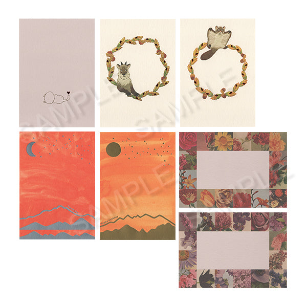 Yayoi Fujiwara yaya195 Postcard Set