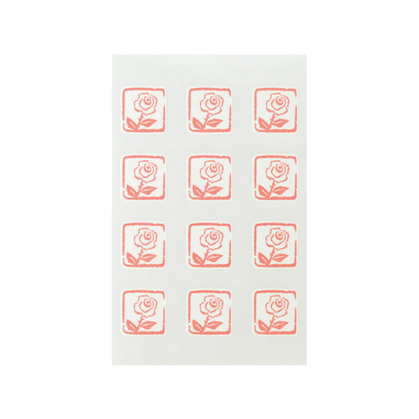 Genro Shiki-no-In Stickers (Rose)