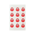 Genro Shiki-no-In Stickers (Daruma)