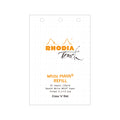 Rhodia Touch Organizer Mini 3-Hole Refills, Maya Cross-Dot, 120 g/m²