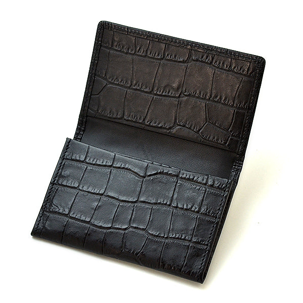 ROMEO Croco Business Card Holder