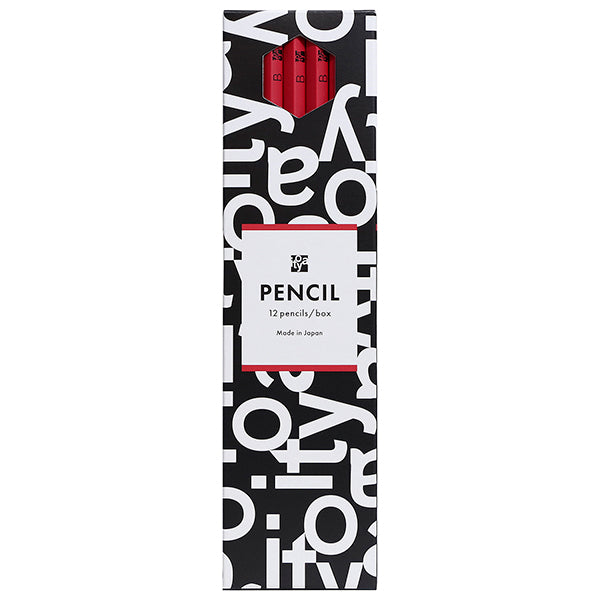 Itoya Hexagonal Pencils, 12/Box, Red