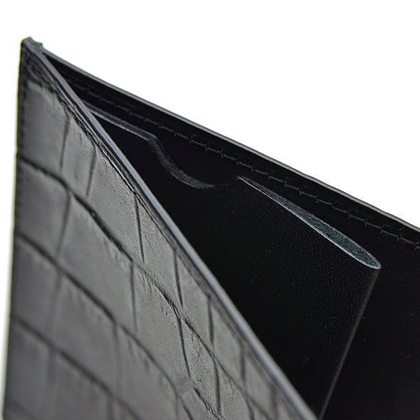 ROMEO Croco Flat Wallet