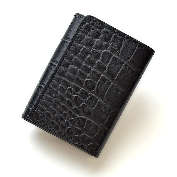 ROMEO Croco Tri-Fold Wallet
