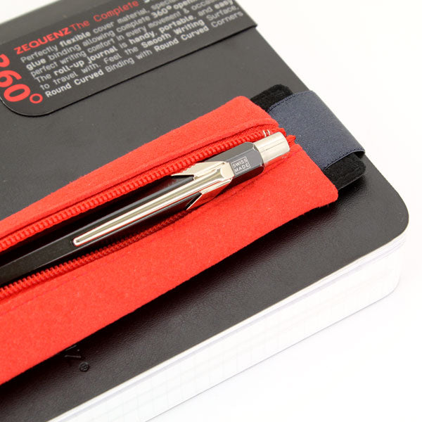 Helvetica Pen Case with Band, B6