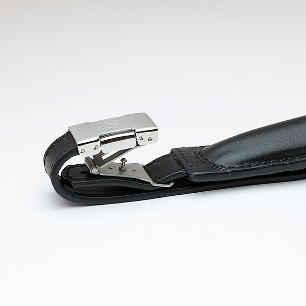 ROMEO Smooth Leather Buckle Band Pen Case, A5