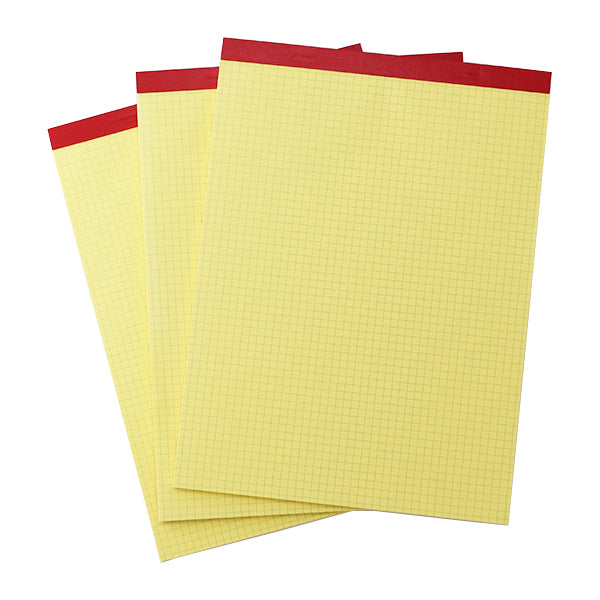 Itoya Legal Pad, L, 3-Pack, Grid