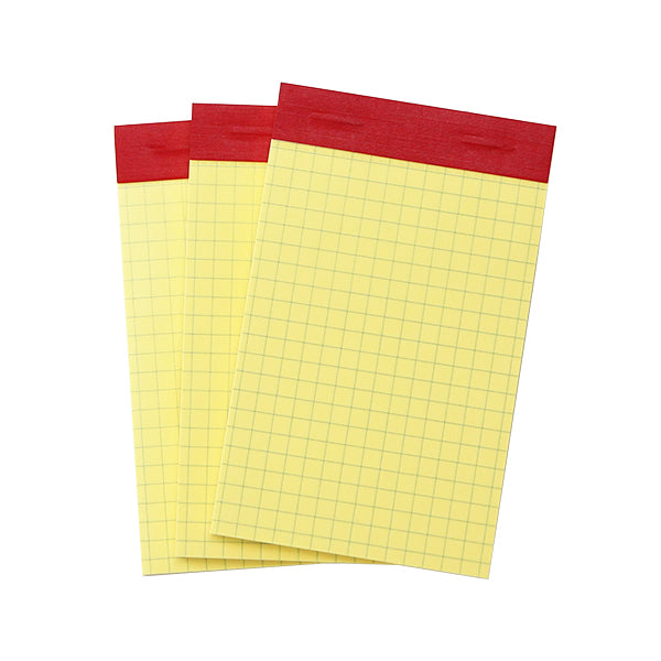 Itoya Legal Pad, A7, 3-Pack, Grid