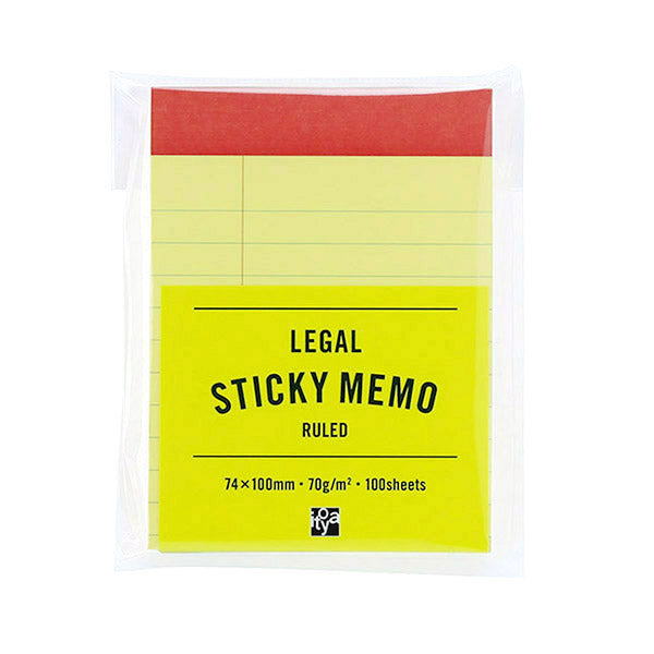Itoya Regal Sticky Notes, 74 × 100mm