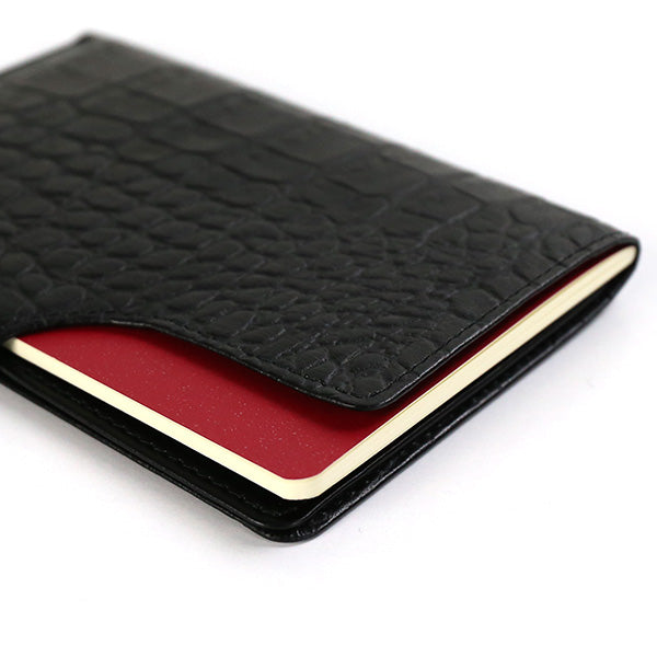 ROMEO Crocodile-Embossed Passport Pocket