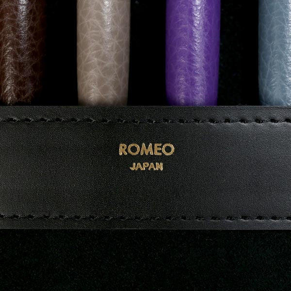 ROMEO Crocodile-Embossed Collection Pen Case, Holds 6 Pens