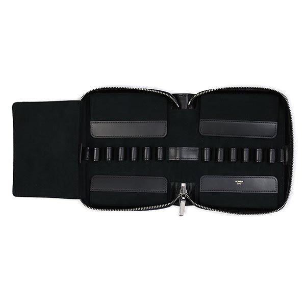 ROMEO Crocodile-Embossed Collection Pen Case, Holds 12 Pens