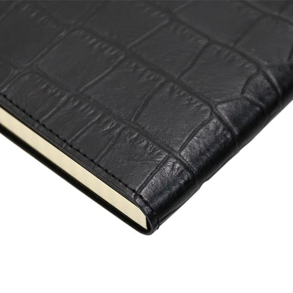 ROMEO Crocodile-Embossed Notebook Cover, B5