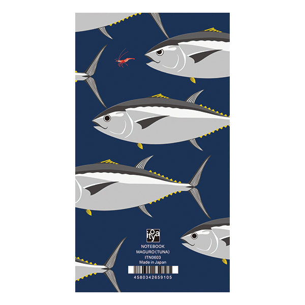 Itoya Oishii Sakana A6 Slim Notebook (Tuna)