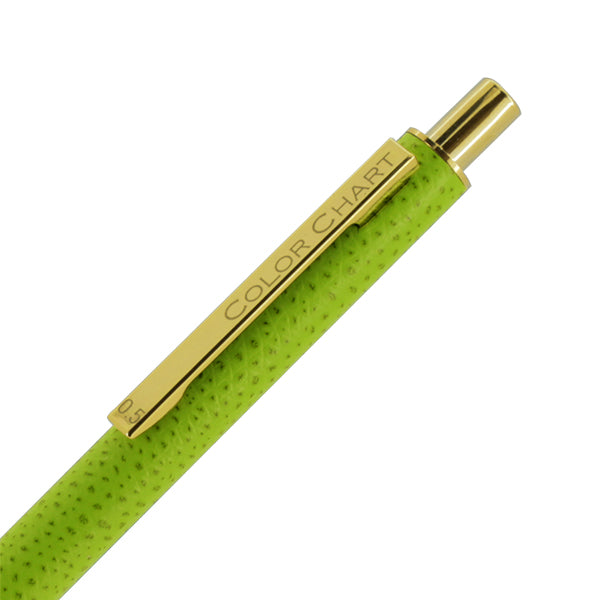 Color Chart Leather-Wrapped Mechanical Pencil