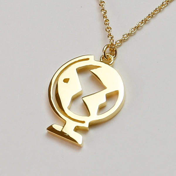 Kotoba Itoya Necklace, Globe