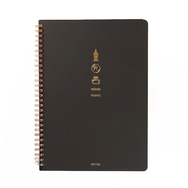 ROMEO W-Ring Notebook, B5, Dot Grid