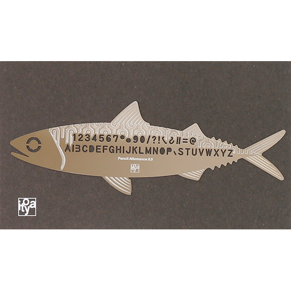 Itoya Oishii Sakana Template (Mackerel)