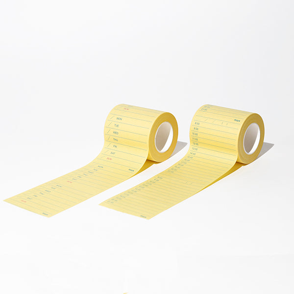 Itoya Regal Sticky Roll Memo Refill (Daily Schedule)
