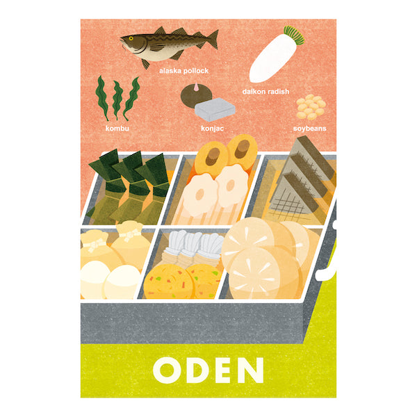 Itoya Travel Postcard (Oden)