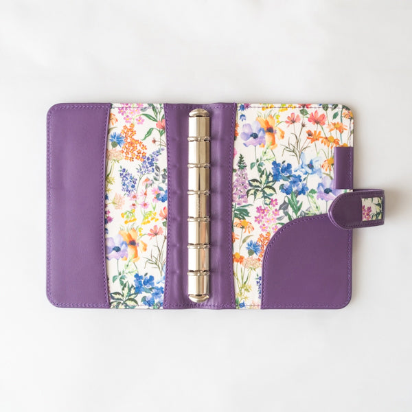 JMAM Liberty Print Binder M6, Pearly Meadow & Purple