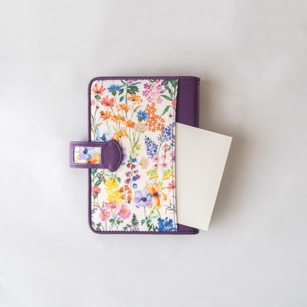JMAM Liberty Print Binder M6, Pearly Meadow & Purple