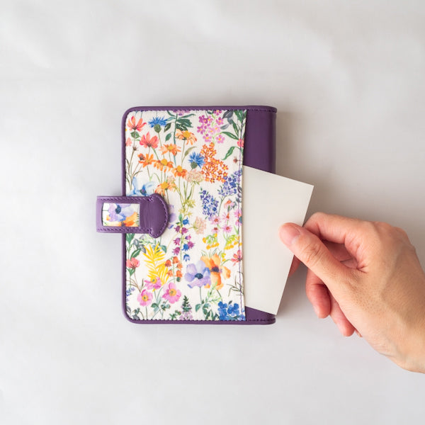JMAM Liberty Print Binder M6, Pearly Meadow & Purple