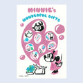 Sun-Star Disney 100 Canvas Postcard, Minnie Mouse & Figaro