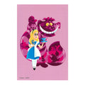 Sun-Star Disney 100 Canvas Postcard, Alice & Cheshire Cat