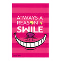 Sun-Star Disney 100 Canvas Postcard, Smile Cheshire Cat