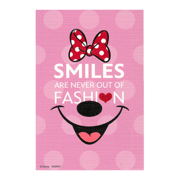 Sun-Star Disney 100 Canvas Postcard, Smile Minnie Mouse