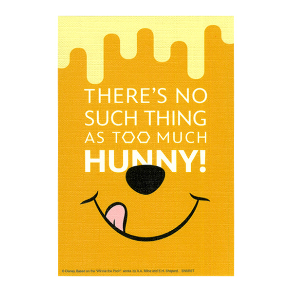 Sun-Star Disney 100 Canvas Postcard, Smile Winnie the Pooh
