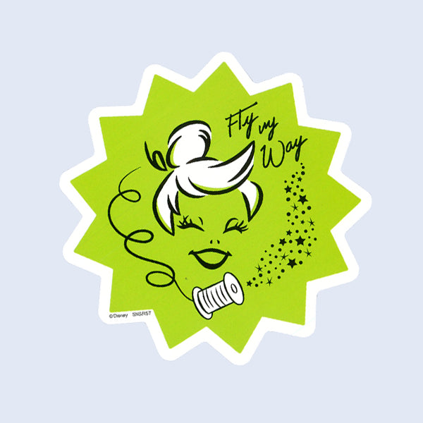 Sun-Star Disney 100 Die-Cut Sticker, Tinker Bell