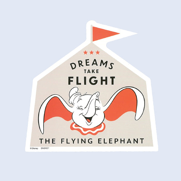 Sun-Star Disney 100 Die-Cut Sticker, Dumbo