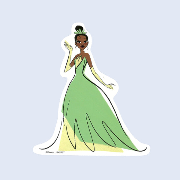 Sun-Star Disney 100 Die-Cut Sticker, Tiana