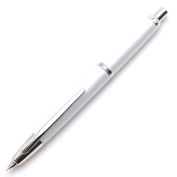 Pilot Capless Decimo Fountain Pen, Pearl White