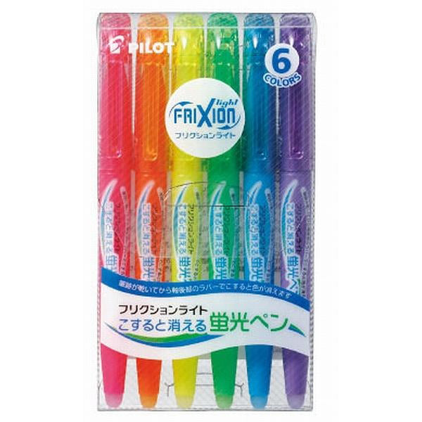 Pilot FriXion Light Highlighter, 6-Color Set