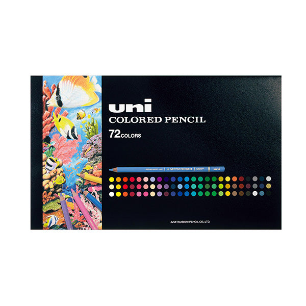 Mitsubishi Pencil Uni Colored Pencils, 72-Color Set